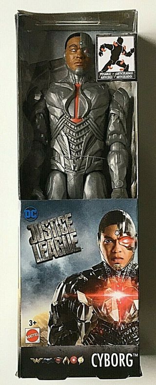 Dc Cyborg (justice League Movie) 12 " Inch Action Figure New/nip (box Damage)
