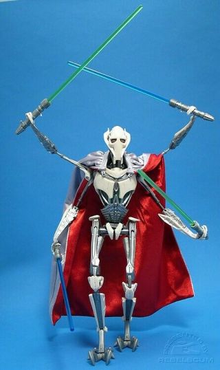 Star Wars Rots Ultra Rare Loose 12 " General Grievous.  C - 10,