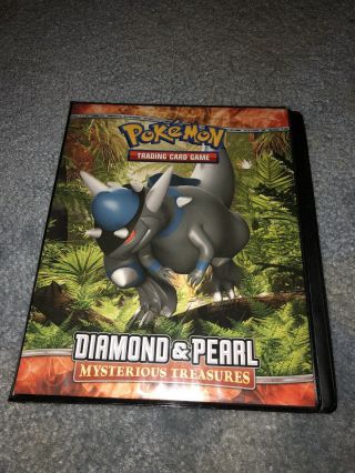 Official Pokemon Card Binder Tcg Ultrapro Diamond And Pearl Mysterious Treasures