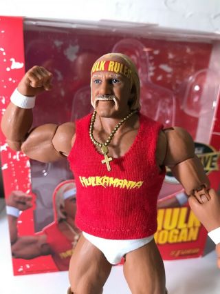 Hulk Hogan Wwe Storm Collectibles Ringside Exclusive White Trunks 1 Of 1000