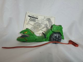 Vintage 1983 Road Ripper He - Man Master Of The Universe Motu Vehicle Instructions