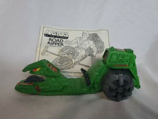 Vintage 1983 Road Ripper He - Man Master of the Universe MOTU Vehicle Instructions 2