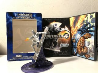 Marvel Fantastic Four Rise Of The Silver Surfer Hasbro Collectible Figure W/dvd