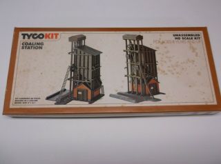 Tyco Vintage Ho Scale 7786 Coaling Station Plastic Kit