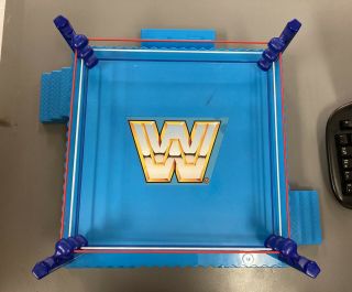 Wwe Mattel Retro Wrestling Ring Missing Belt Booth Attachment Wwf Hasbro
