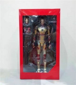 Iron Man Mark Xlii Mk42 With Led Light 16th Scale Collectible Figure Model Toys