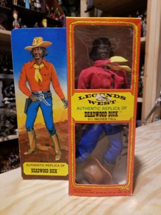 1974 Excel Legends Of The West Deadwood Dick 9 1/2 " Action Figure Doll - Mib