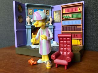 Playmates The Simpsons Wos Interactive Playset - Burns Manor - Complete