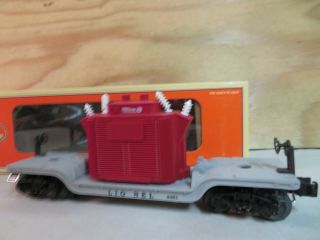 Lionel Train Lines 6461 Depressed Center Flat Car W/transformer 6 - 16967