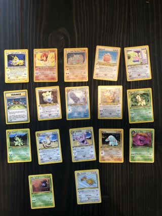 Pack Of First - Edition Pokémon Cards,  Uncommon