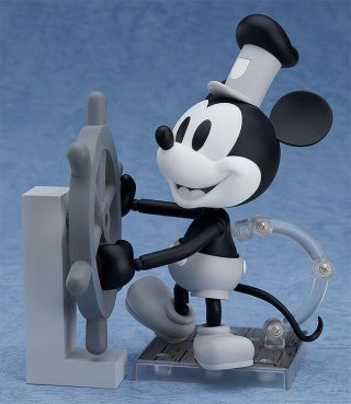 Nendoroid Steamboat Willie Mickey Mouse 1928 Ver.  Black&white Good Smile Company