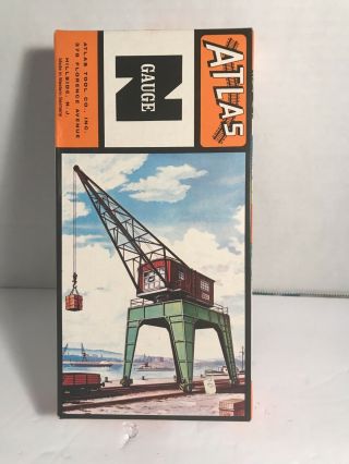Vintage Atlas 2812 - 100 N Scale/gauge Gantry Crane Unassembled W Germany