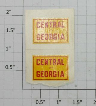 Lionel 6464 - 380 Central Of Georgia Decal (2)