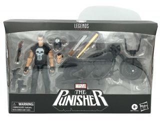 Marvel Legends Ultimate Riders 6 Inch Punisher & Motorcycle