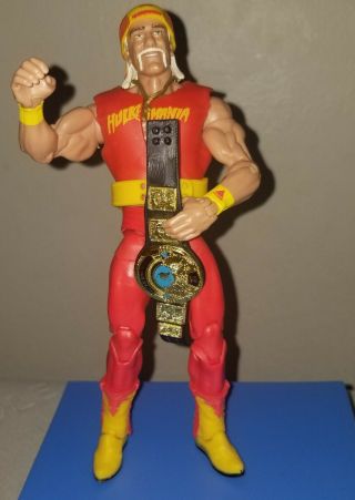 Mattel Wwe Elite Legend Target Exclusive Hulk Hogan Wrestlemania 9 Figure W/belt