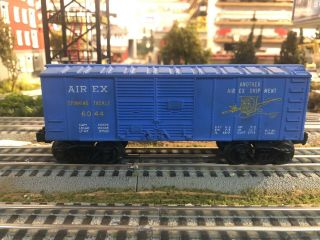 Lionel Postwar 6044 Airex Boxcar - Medium Blue