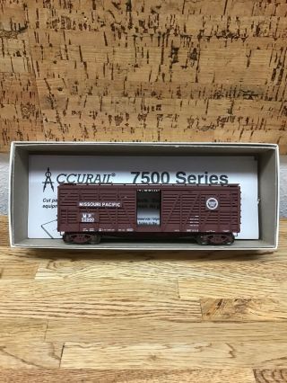 Accurail Ho Scale Missouri Pacific Mp52000 Wood Sided Cattle Car