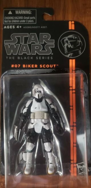 ❗ Hasbro Star Wars Biker Scout (return Of The Jedi) The Black Series 3.  75 " 7