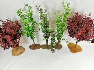 G Scale Scenery Trees (6) Total 10 " To 19 " Tall 4 " To 12 " Wide