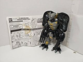 Digimon Digivolving Black Agumon To Black Wargreymon Figure Complete