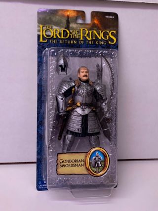 Toy Biz Lord Of The Rings Return King Lotr Gondorian Swordsman B Action Figure