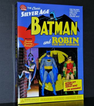 Dc Direct Classic Silver Age Batman And Robin 2003 Deluxe Action Figure Set