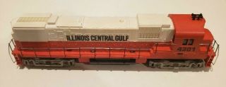 Tyco Ho Scale Illinois Central Gulf Diesel Locomotive 4301