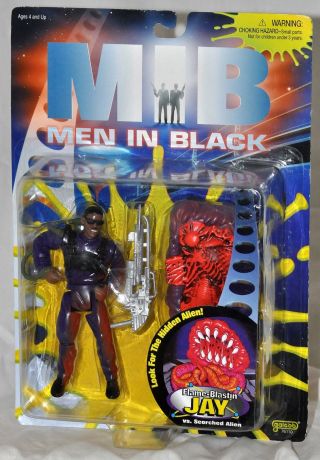 Men In Black Flame Blastin Jay Figure Mib Moc 76110 Galoob 1997