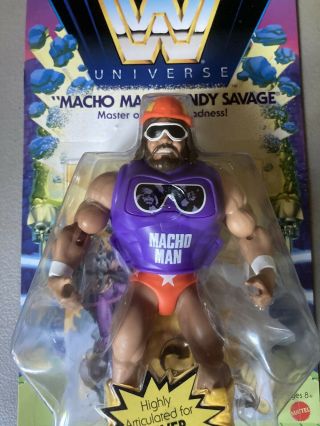 Macho Man Randy Savage - Wwe Masters Of The Universe - - Motu