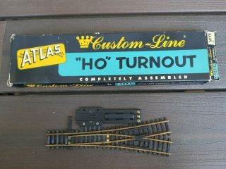 Vintage Atlas Custom Line Assembled Ho Turnout Wye Box