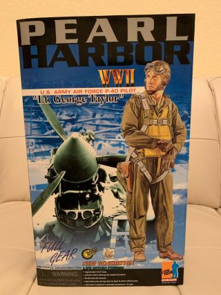 Dragon 1/6 Wwii Pearl Harbor Us Army Air Force P - 40 Pilot Lt.  George Taylor 12 "
