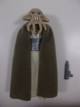 Vintage 1983 Star Wars Rotj Squid Head Tessek 100 Complete Kenner Figure