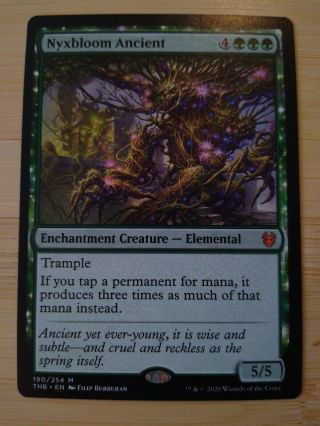 Mtg Rare Mythic Nyxbloom Ancient X 1 Nm - Theros Beyond Death