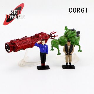 Corgi Red Dwarf Complete Starbug Dave Lister Nib Set Action Figure Collectible