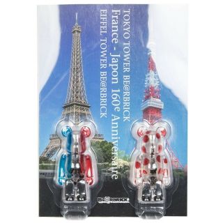 Medicom Be@rbrick Tokyo Eiffel Tower 100 Bearbrick Twin Tower Pack Figures
