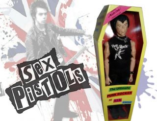 Sex Pistols Sid Vicious The Ultimate Punk Rocker S.  I.  D.  Limited 1998 Figure
