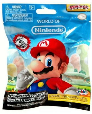 World Of Nintendo Mario Squishy Mystery Toy Nintendo