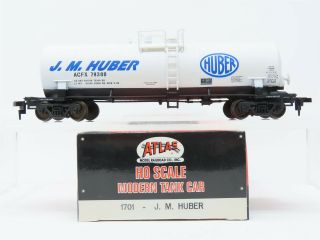 Ho Scale Atlas 1701 Acfx J.  M.  Huber Chemical Tank Car 79380