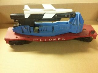 Lionel 6650 Postwar Missile Launching Flatcar With Box
