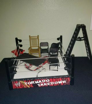 Wwe Tornado Takedown Ring Wrestling Ring With Accessories