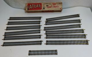 Vintage Atlas Snap Track B Ho Scale 12 @ 9 " And 1 @ 6 "