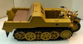 ULTIMATE SOLDIER KETTENKRAD WWII GERMAN MOTORCYCLE TRACTOR,  SCALE 1/6 GREEN 3