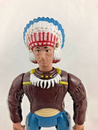 Vintage - Imperial Toys - Native American - SITTING BULL - Action Figure 2