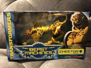 1999 Hasbro Transformers Beast Machineshe Heroic Maximal Cheetor
