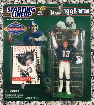 Starting Lineup 1998 Sl Convention,  “dan Marino” Miami Dolphins,  Kenner Vnt