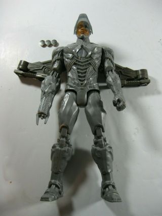 Tech Blast Cyborg Action Figure Dc Comics Mattel Justic League 11.  5 " Talking