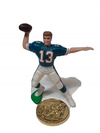 2000 Dan Marino Starting Lineup Figure - Miami Dolphins With Coin No Helmet