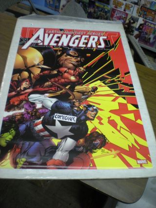 Vintage 2004 Avengers 500 Poster Art By David Finch 24x36 Inches