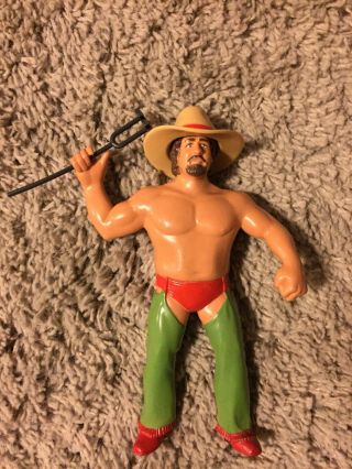 Wwf Terry Funk With Hat And Branding Iron Ljn Wrestling Superstars Figure Wwe