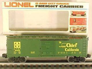 Lionel 6 - 9465 At&sf Green Boxcar Ln/box